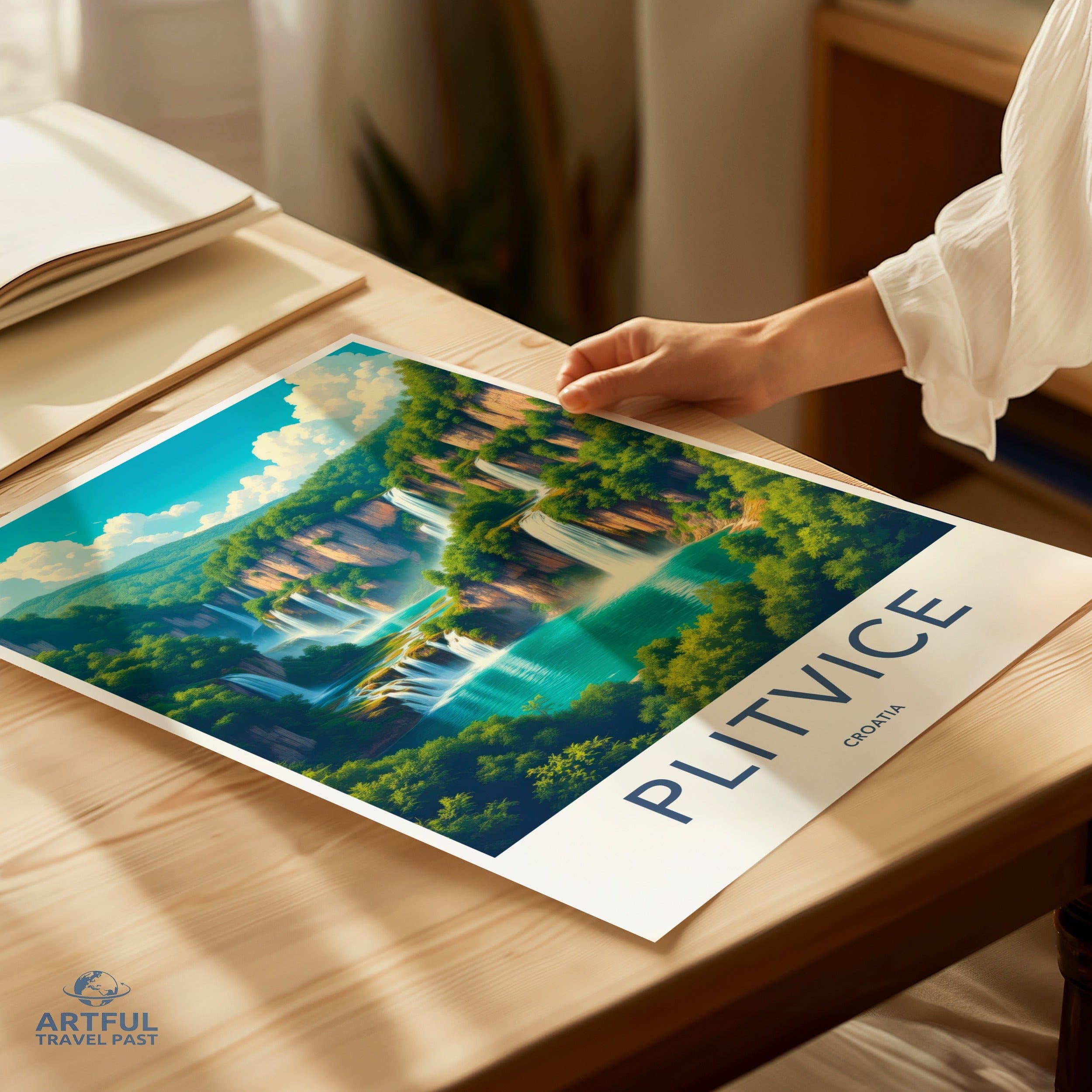 Plitvice Lakes Poster - Croatia Wall Art