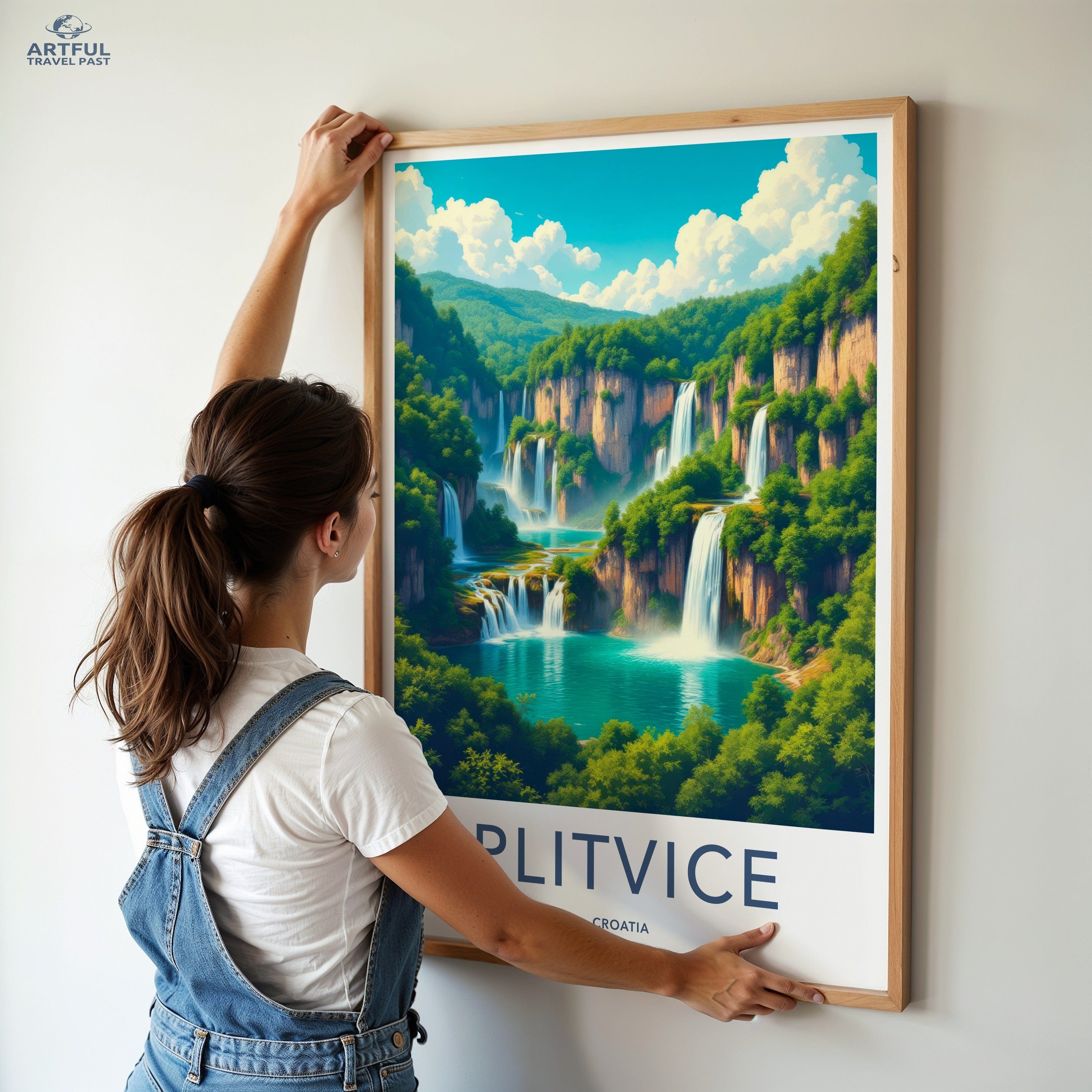 Plitvice Lakes Poster - Croatia Wall Art