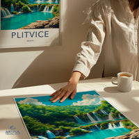 Plitvice Lakes Poster - Croatia Wall Art