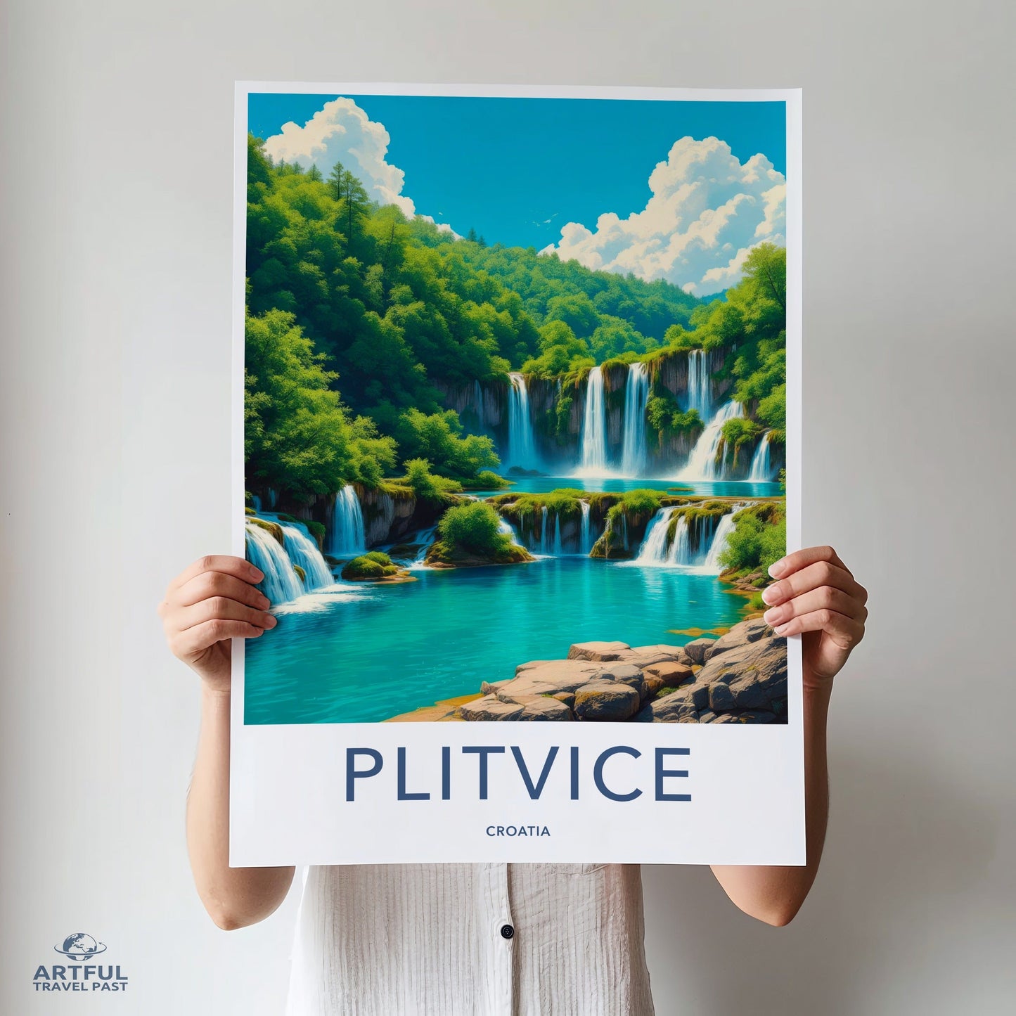 Plitvice Lakes Poster - Croatia Wall Art