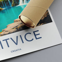 Plitvice Lakes Poster - Croatia Wall Art