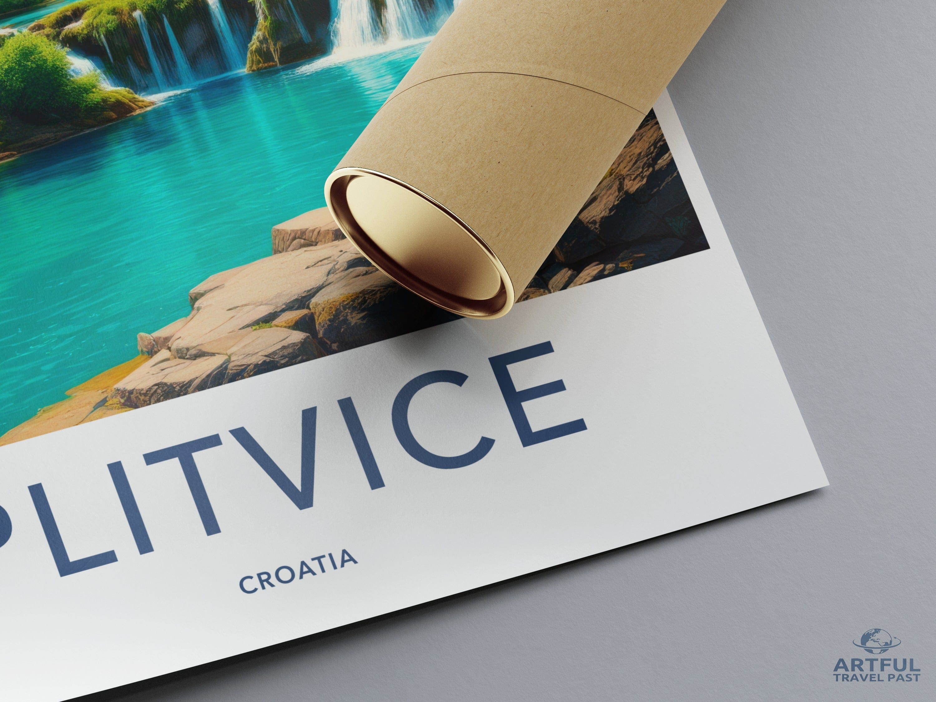 Plitvice Lakes Poster - Croatia Wall Art