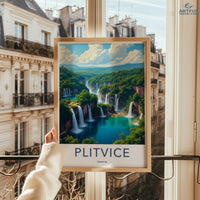 Plitvice Lakes Poster - Croatia Wall Art