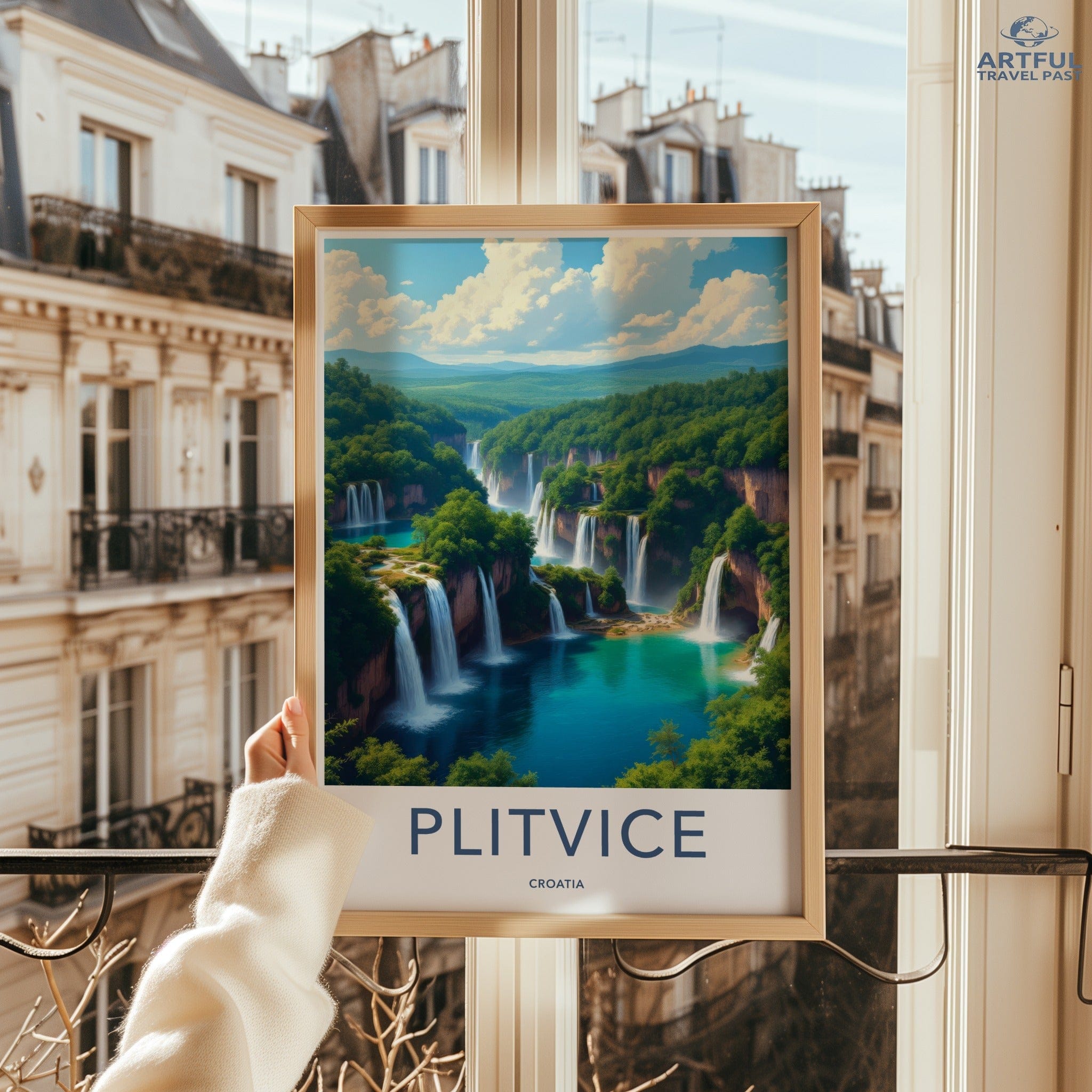 Plitvice Lakes Poster - Croatia Wall Art