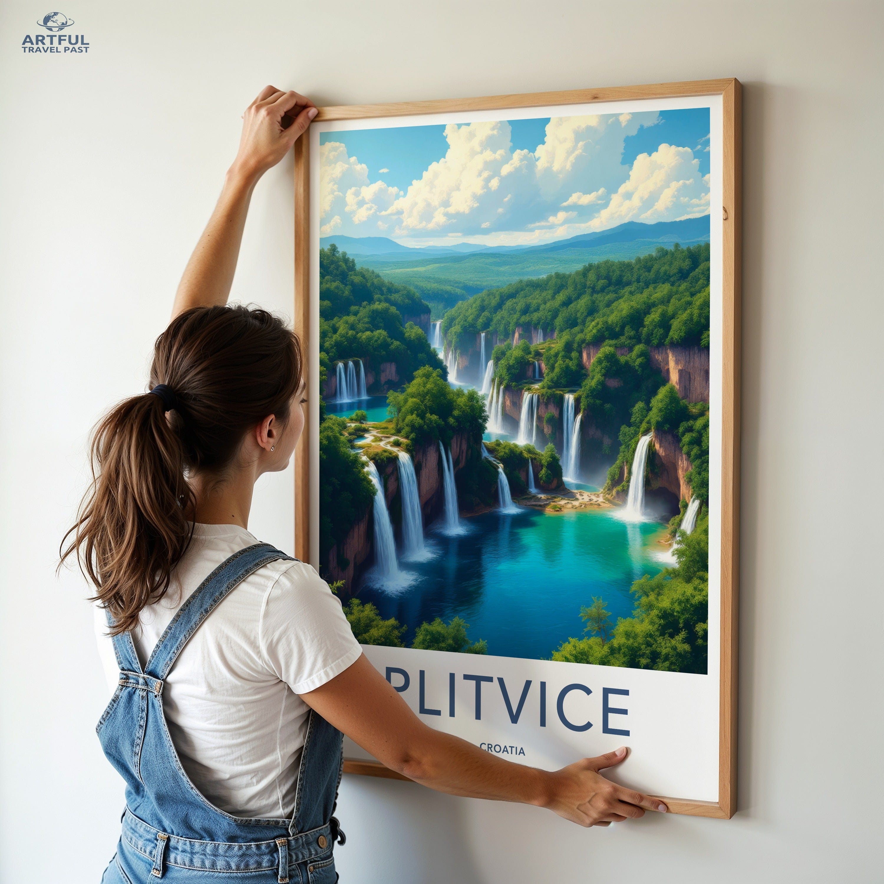 Plitvice Lakes Poster - Croatia Wall Art