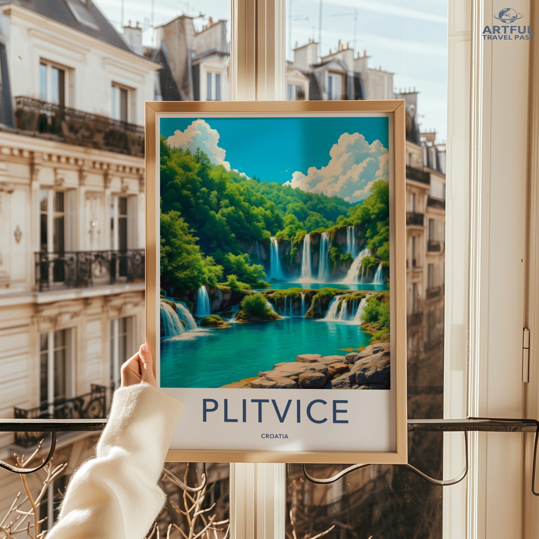 Plitvice Lakes Poster - Croatia Wall Art