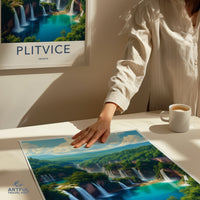 Plitvice Lakes Poster - Croatia Wall Art