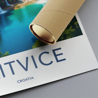 Plitvice Lakes Poster - Croatia Wall Art