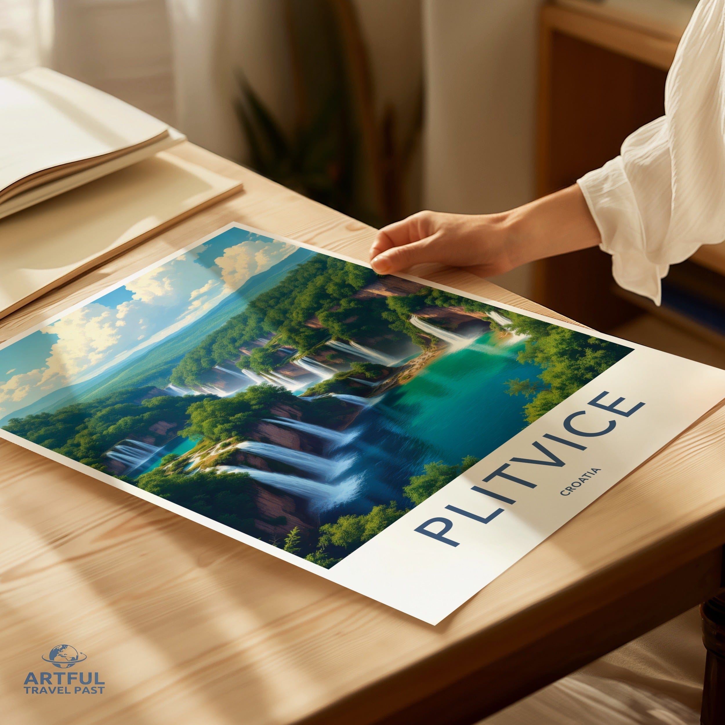 Plitvice Lakes Poster - Croatia Wall Art