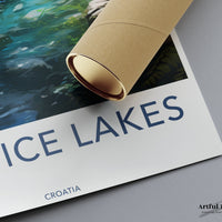 Plitvice Lakes Poster - Czech Republic Wall Art