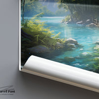 Plitvice Lakes Poster - Czech Republic Wall Art