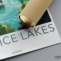 Plitvice Lakes Poster - Czech Wall Art