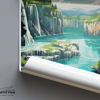 Plitvice Lakes Poster - Czech Wall Art