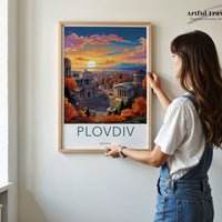 Plovdiv Poster - Bulgaria Wall Art