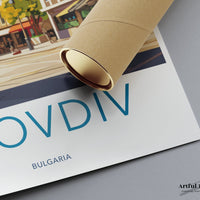 Plovdiv Poster | Bulgaria Wall Art | Eastern Europe Decor