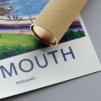 Plymouth Poster - England Wall Art