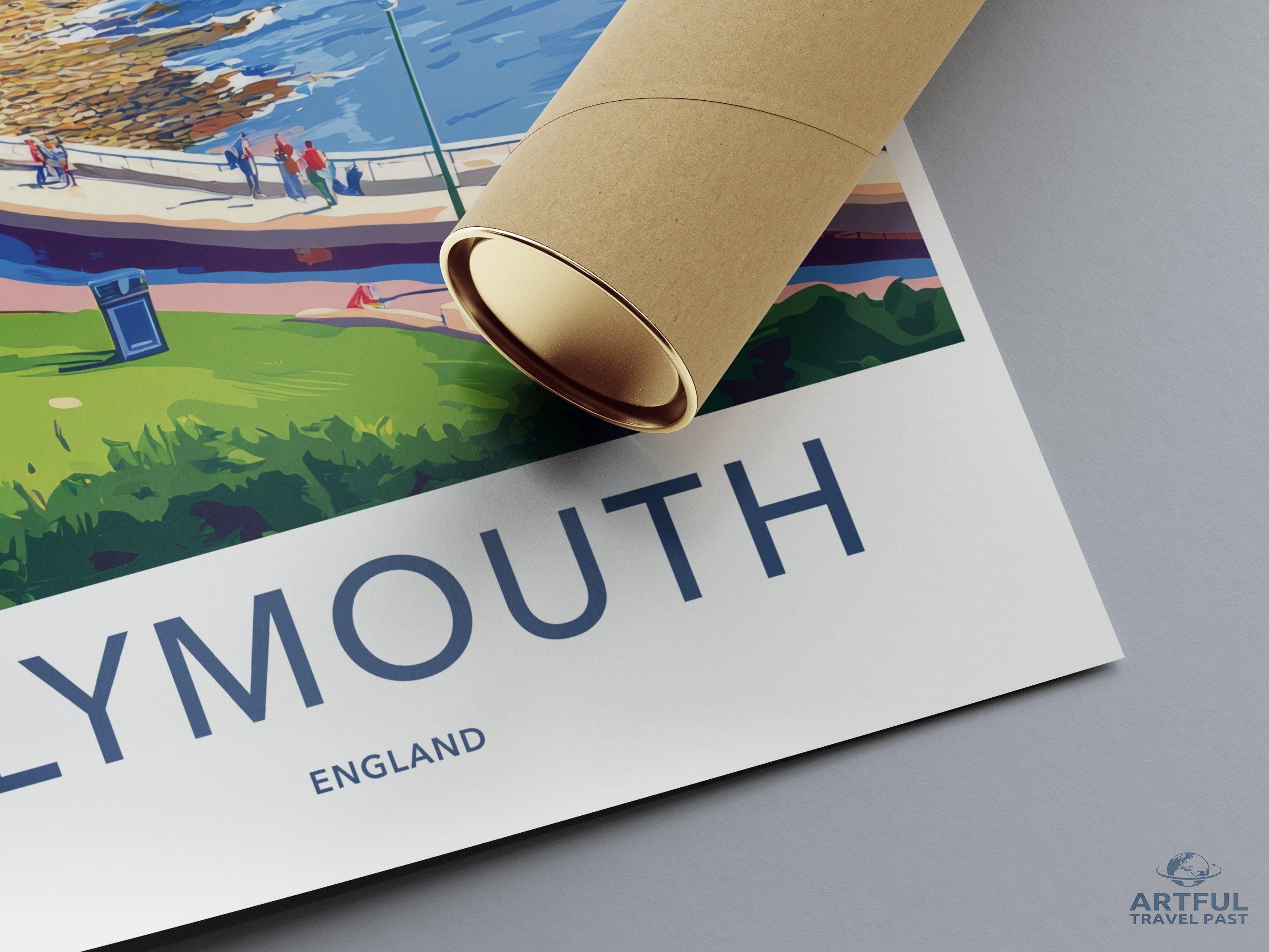 Plymouth Poster - England Wall Art