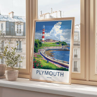 Plymouth Poster - England Wall Art