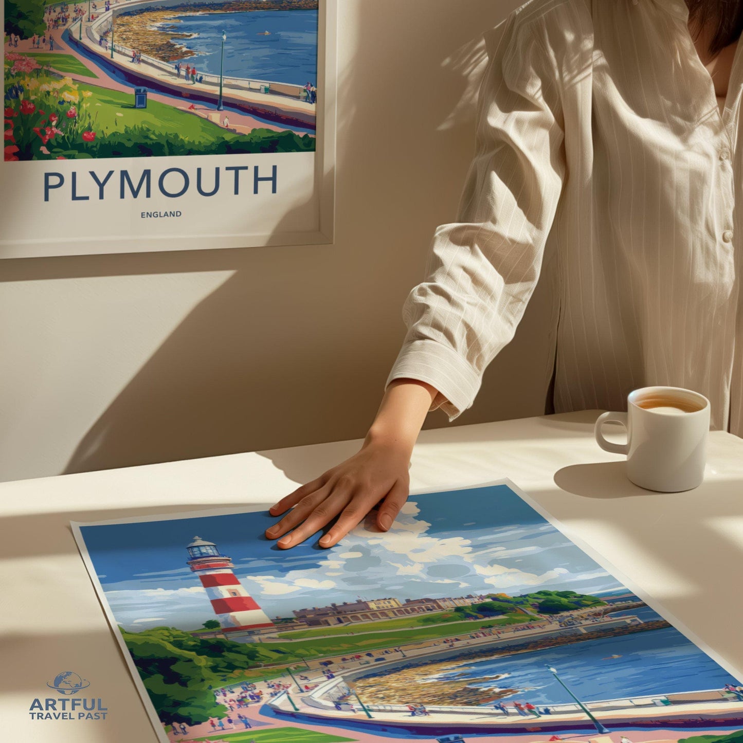 Plymouth Poster - England Wall Art