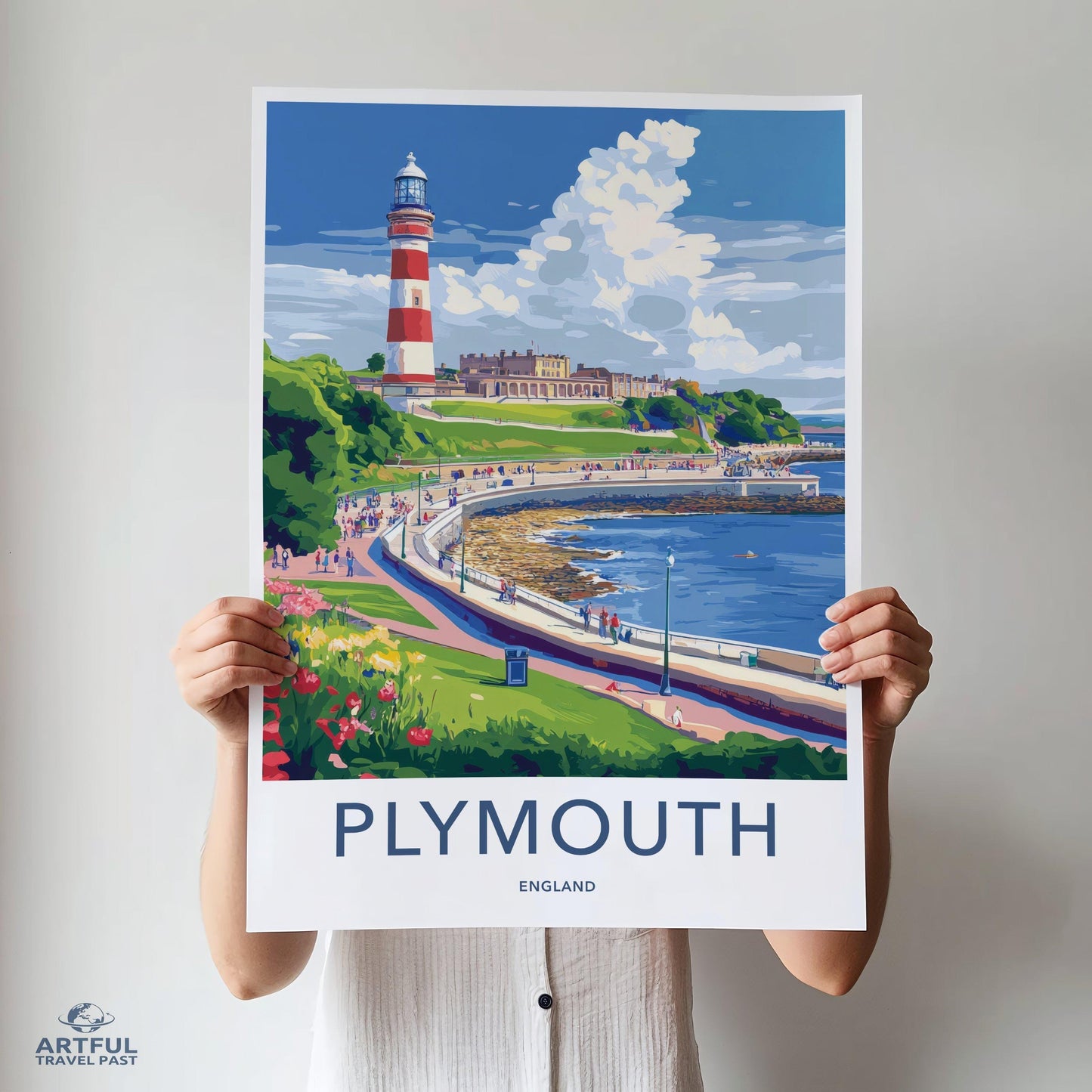 Plymouth Poster - England Wall Art
