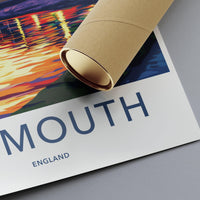 Plymouth Poster - England Wall Art