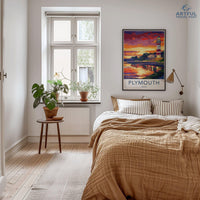 Plymouth Poster - England Wall Art