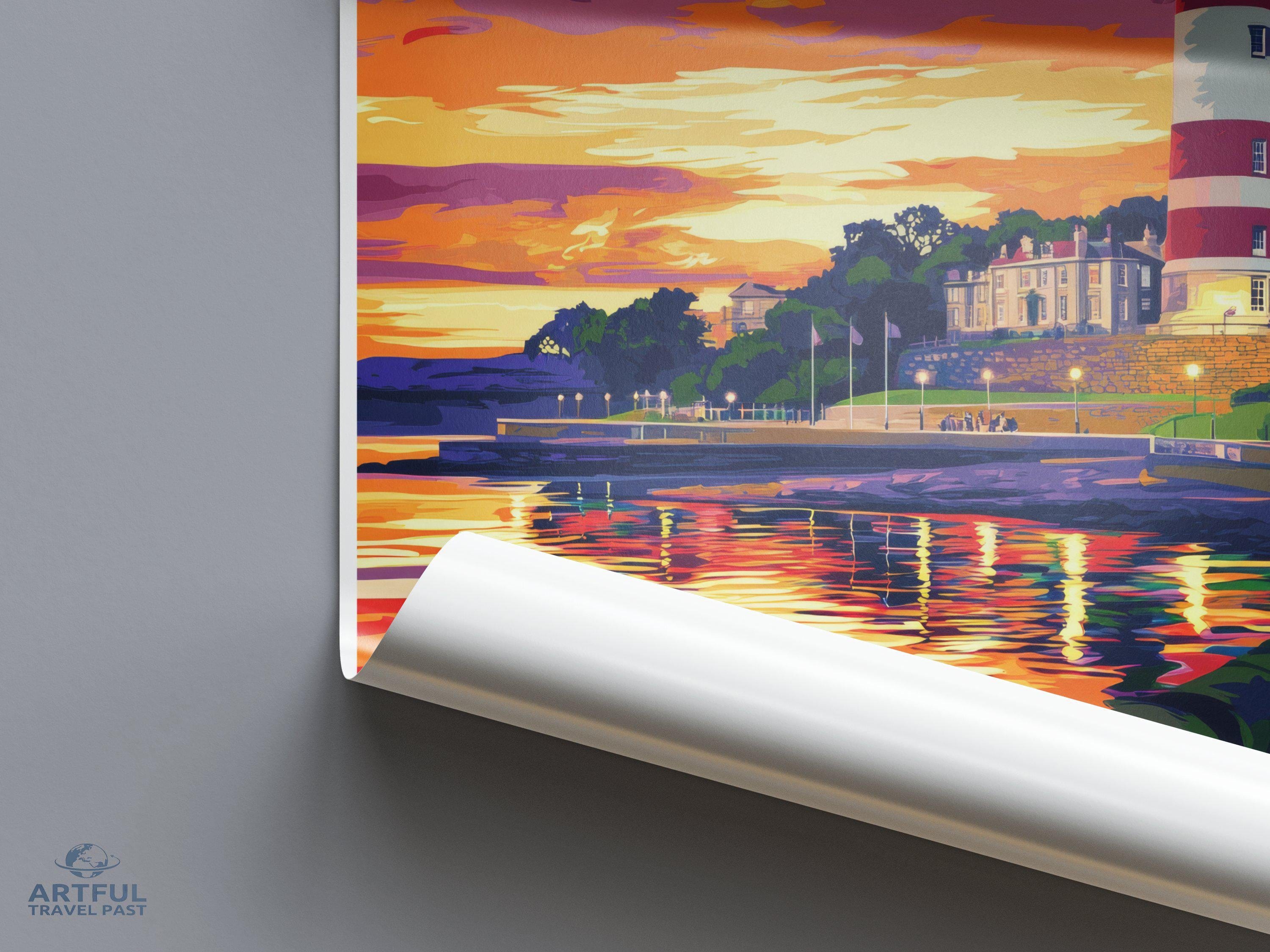 Plymouth Poster - England Wall Art