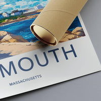 Plymouth Poster - Massachusetts Wall Art