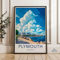 Plymouth Poster - Massachusetts Wall Art