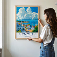 Plymouth Poster - Massachusetts Wall Art