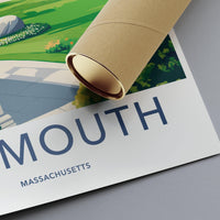 Plymouth Poster - Massachusetts Wall Art