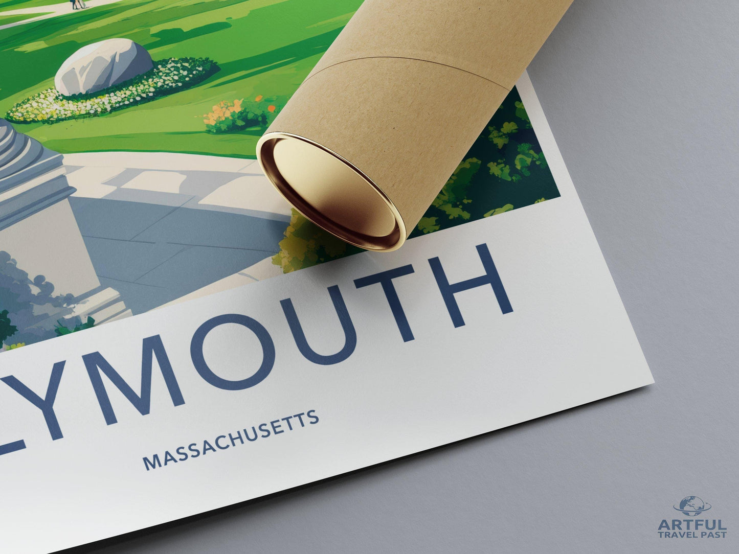 Plymouth Poster - Massachusetts Wall Art