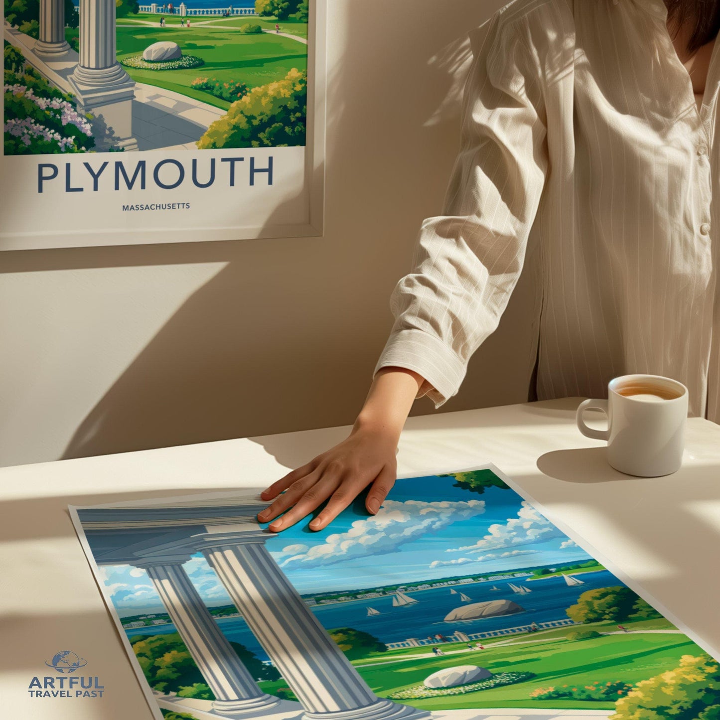 Plymouth Poster - Massachusetts Wall Art