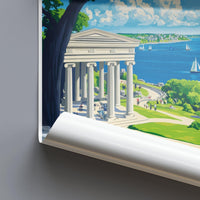 Plymouth Poster | Massachusetts Wall Art | America Decor