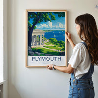 Plymouth Poster | Massachusetts Wall Art | America Decor
