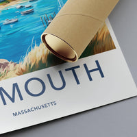 Plymouth Poster | Massachusetts Wall Art | America Decor