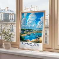 Plymouth Poster | Massachusetts Wall Art | America Decor
