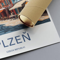 Plzen Poster - Czech Republic Wall Art