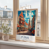 Plzen Poster - Czech Republic Wall Art