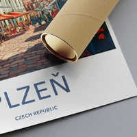 Plzen Poster - Czech Republic Wall Art