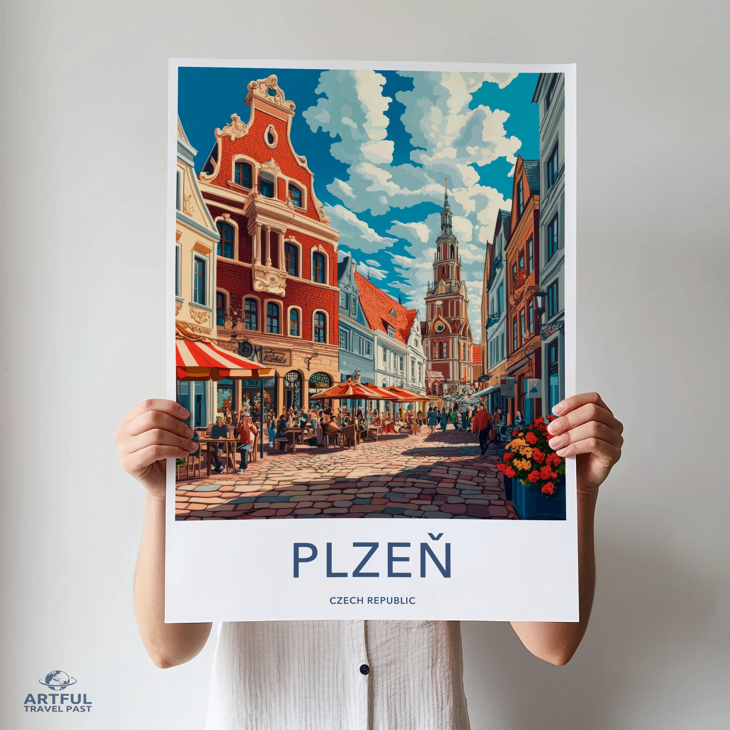 Plzen Poster - Czech Republic Wall Art
