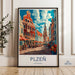 Plzen Poster - Czech Republic Wall Art