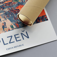 Plzen Poster - Czech Republic Wall Art