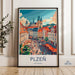 Plzen Poster - Czech Republic Wall Art