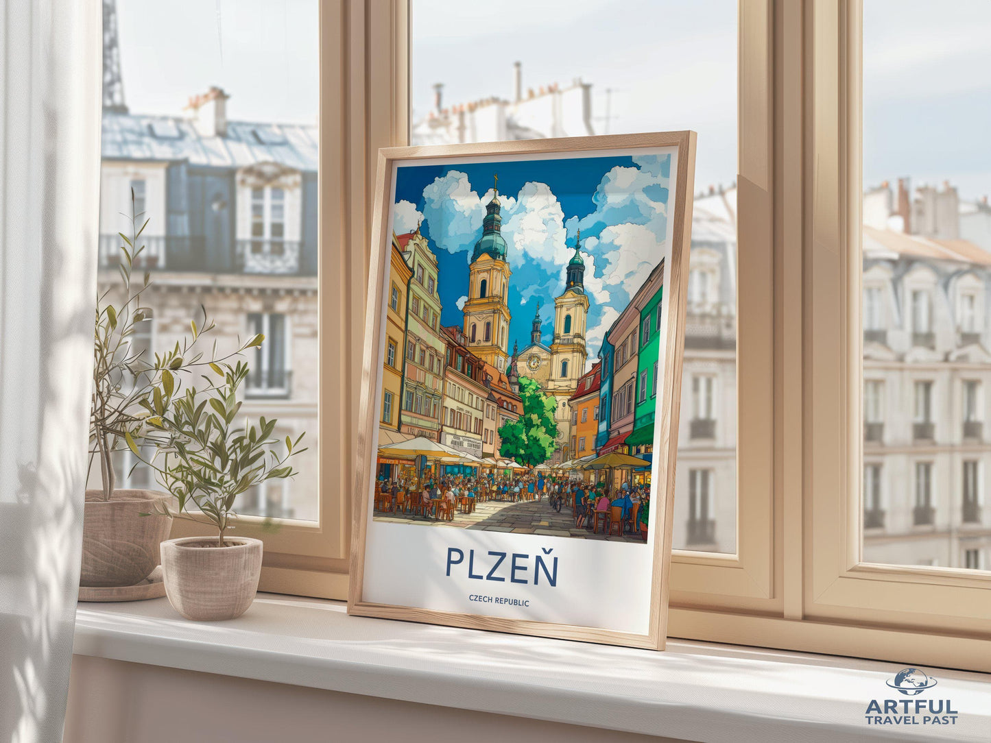 Plzen Poster - Czech Republic Wall Art