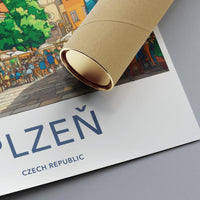Plzen Poster - Czech Republic Wall Art