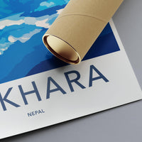 Pokhara Poster - Nepal Wall Art