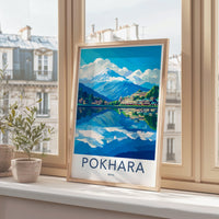 Pokhara Poster - Nepal Wall Art