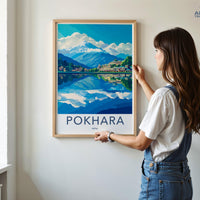 Pokhara Poster - Nepal Wall Art