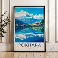 Pokhara Poster - Nepal Wall Art
